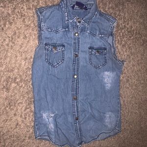 Denim vest